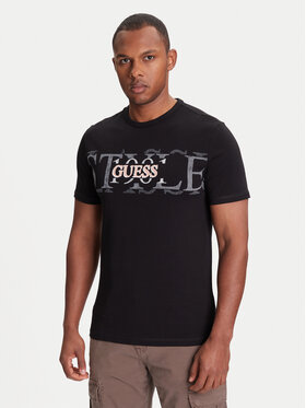 Guess Guess T-shirt M5YI14 I3Z14 Crna Regular Fit