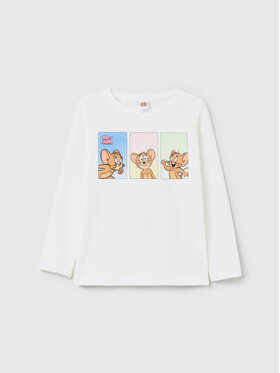 OVS OVS Chemisier TOM AND JERRY 1439167 Blanc Regular Fit