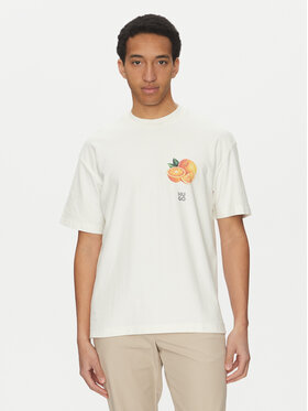 HUGO HUGO Tricou Dartiee 50537576 Écru Oversize