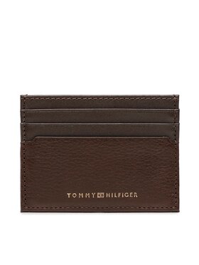 Tommy Hilfiger Tommy Hilfiger Etui na karty kredytowe Th Premium Cc Holder AM0AM10605 Brązowy