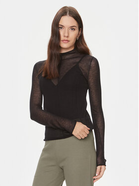 Calvin Klein Jeans Calvin Klein Jeans Palaidinė Sheer J20J222925 Juoda Regular Fit