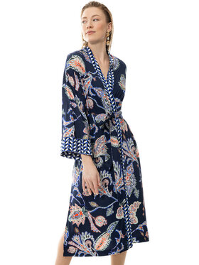 Mey Mey Szlafrok 17576 Granatowy Comfortable Fit