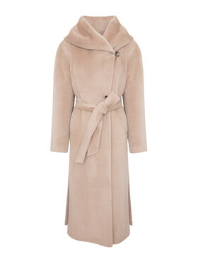 KMX Studio KMX Studio Płaszcz zimowy 186540001 Beżowy Straight Fit