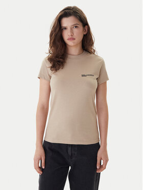 Karl Lagerfeld Jeans Karl Lagerfeld Jeans T-Shirt A1W17004 Zielony Slim Fit