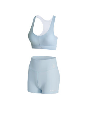 Yeaz Yeaz Komplet top i spodenki CELEB Niebieski Slim Fit