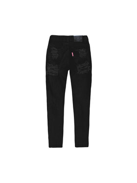 MissDenim MissDenim Spodnie damskie Zip Leg Czarny Skinny Fit