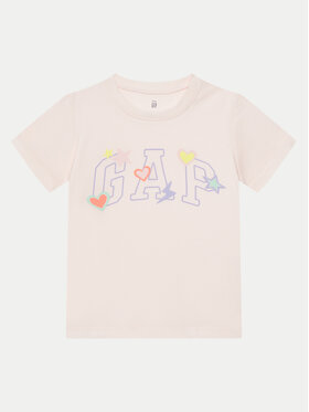 Gap Gap Тишърт 710283-04 Розов Regular Fit