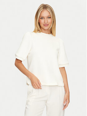 Vila Vila Mikina Reflect 14097562 Écru Loose Fit