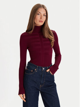 Morgan Morgan Krekls ar augstu apkakli 132-MENTOS.M Violets Slim Fit