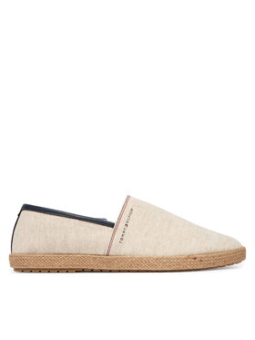 Tommy Hilfiger Tommy Hilfiger Espadrilles Hilfiger Chambray Espadrille FM0FM05793 Écru