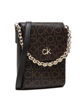 Calvin Klein Calvin Klein Rankinė Ns Mini Bag W/Flap Mono K60K608559 Ruda
