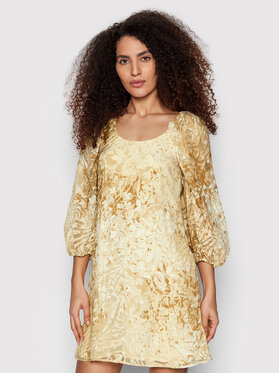 Sisley Sisley Koktel haljina 49O6LV00H Bež Regular Fit