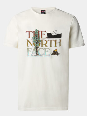 The North Face The North Face T-krekls M S/S Graphic TeeNF0A7X1ON3N1 Balts Regular Fit