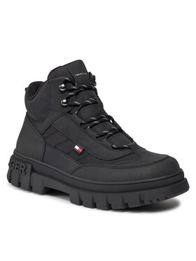 Tommy Hilfiger Tommy Hilfiger Trzewiki T3B5-33158-0316 S Czarny
