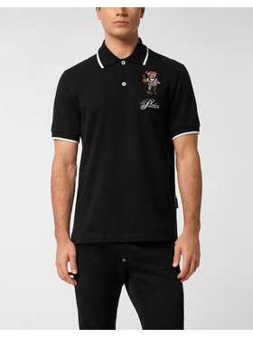 PHILIPP PLEIN PHILIPP PLEIN Polo 27165 Nero Slim Fit