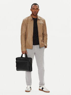 Calvin Klein Calvin Klein Laptoptáska Micro Pebble Slim Briefcase 36 LV04D3012G Fekete