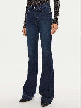 Liu Jo Liu Jo Jeans hlače UF4061 DS615 Mornarsko modra Bottom Up Fit