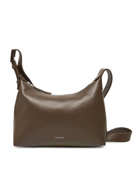 Calvin Klein Calvin Klein Torebka Hardware Strap Medium Crossbody K60K613028 Brązowy