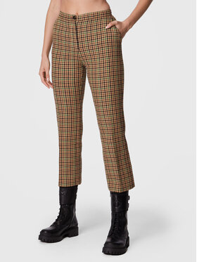PINKO Pinko Spodnie materiałowe Gaio 1G1835 A07Q Beżowy Slim Fit