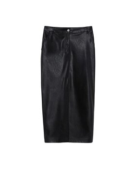 PINKO Pinko Φούστα GINOCCHIERA GONNA SIMILPELLE Μαύρο Regular Fit