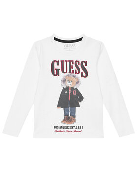 Guess Guess Blúz N5BI04 I3Z14 Fehér Regular Fit