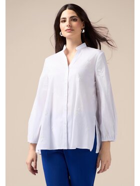 Oltre Oltre Koszula 5083R102960N011 Biały Over Fit