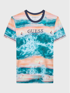 Guess Guess T-Shirt L3GI13 K8HM3 Kolorowy Regular Fit