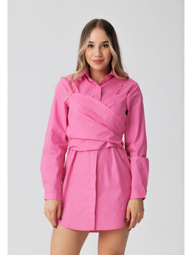 LAURELLA LAURELLA Sukienka codzienna 4SS010 Różowy Regular Fit