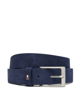 Tommy Hilfiger Tommy Hilfiger Curea pentru Bărbați Layton 3.5 Nubuck AM0AM13754 Bleumarin