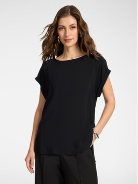 Elena Mirò Elena Mirò Bluzka 2090P200227N033 Czarny Regular Fit