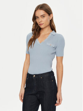 Guess Guess Sweter W5RR25 Z2U00 Błękitny Regular Fit