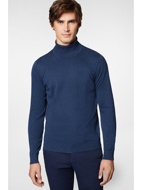 Próchnik Próchnik Golf Golf Granatowy Bawełniany PM5 SW073224000019 Granatowy Slim Fit