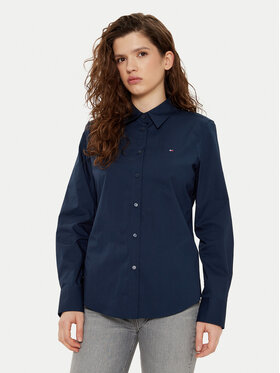 Tommy Hilfiger Tommy Hilfiger Hemd WW0WW43577 Dunkelblau Regular Fit