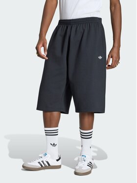 adidas adidas Szorty materiałowe 164753 Czarny Loose Fit