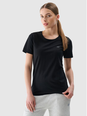 4F 4F T-Shirt NOS Czarny Regular Fit