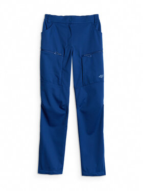 4F 4F Spodnie outdoor TREKKING Granatowy Regular Fit