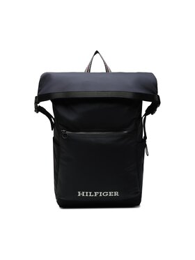 Tommy Hilfiger Tommy Hilfiger Plecak Hilfiger Roll Top Backpack AM0AM11380 Granatowy
