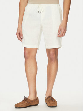 Tommy Hilfiger Tommy Hilfiger Pantalon scurți din material Harlem MW0MW37804 Écru Regular Fit
