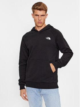 The North Face The North Face Džemperis ar kapuci M Raglan Redbox Hoodie - EuNF0A2ZWUKY41 Melns Regular Fit