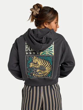 Billabong Billabong Суитшърт Lost Mind EBJSF00183 Сив Cropped Fit