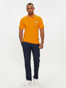 Jack&Jones Polo Majica Tevor 12228781 Oranžna Standard Fit