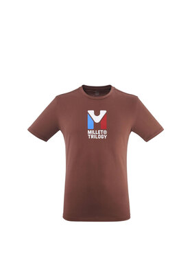 Millet Millet T-Shirt Chamonix Trilogy Ts Ss M Brązowy Regular Fit