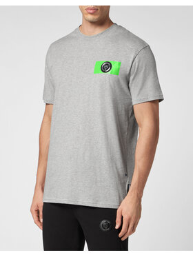 Plein Sport Plein Sport T-Shirt 8343 Szary Regular Fit