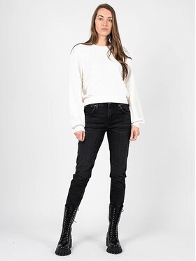 Silvian Heach Silvian Heach Svetr PGA22142MA Écru Oversize