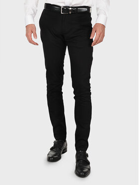 Evenemen Evenemen Chinosy LOGAN 59866 Czarny Slim Fit