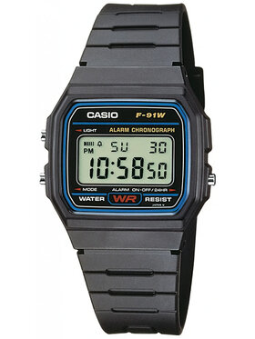 Casio Casio Zegarek CASIO F-91W -1YEG Kolorowy