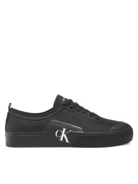 Calvin Klein Jeans Calvin Klein Jeans Sneakers aus Stoff Skater Vulc Laceup Low Ny YM0YM00459 Schwarz