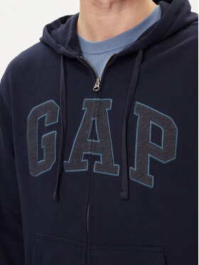 Gap Majica Dugih Rukava 868454-01 Tamnoplava Regular Fit