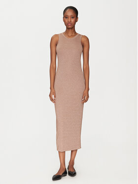 Marella Marella Kleid für den Alltag Torso 2515621011 Braun Regular Fit