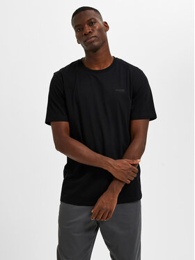 Selected Homme Selected Homme Тишърт Aspen 16087858 Черен Regular Fit
